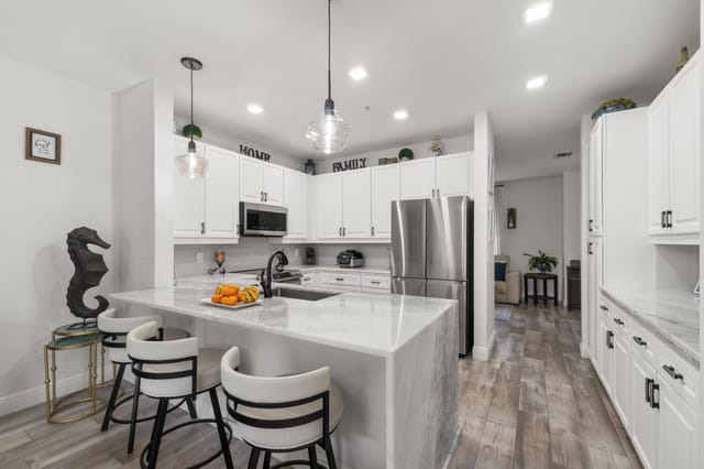 Town House Kitchen View-hallway