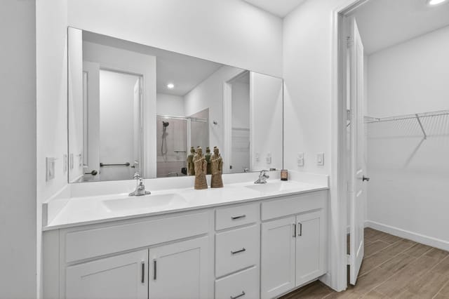 Primary Bathroom Double Vanity