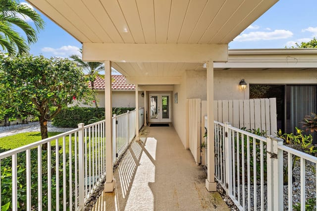 Walkway to main house