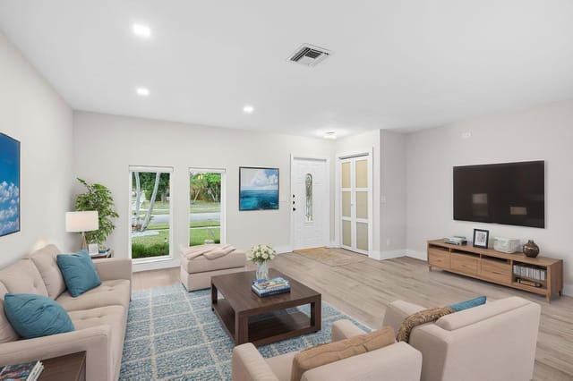 Living Room - Virtually Staged