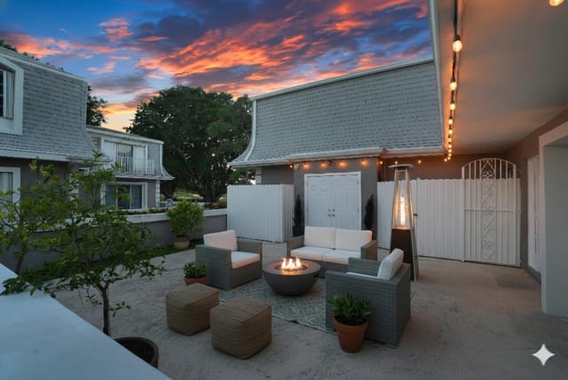 Patio - Staged