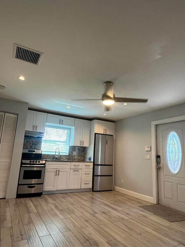 open kitchen space