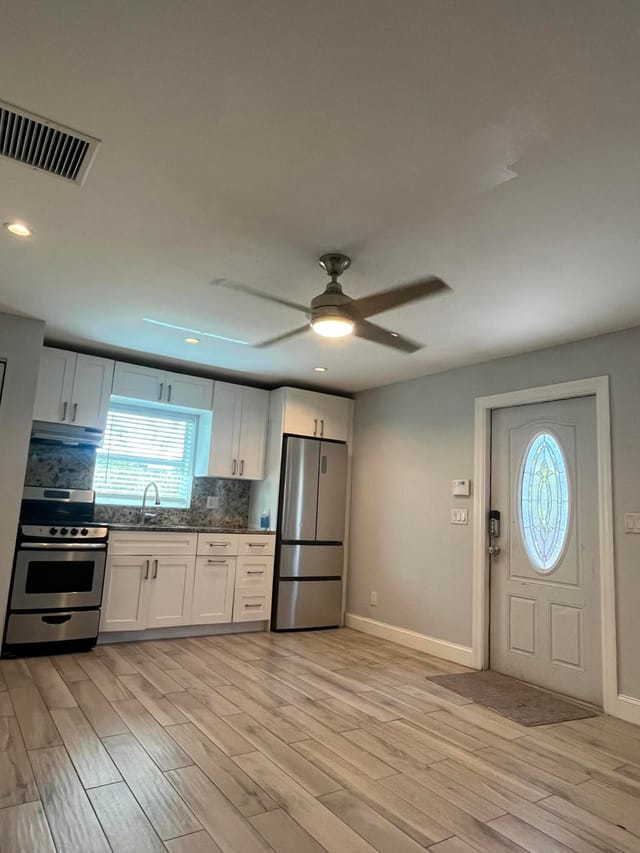 open kitchen space