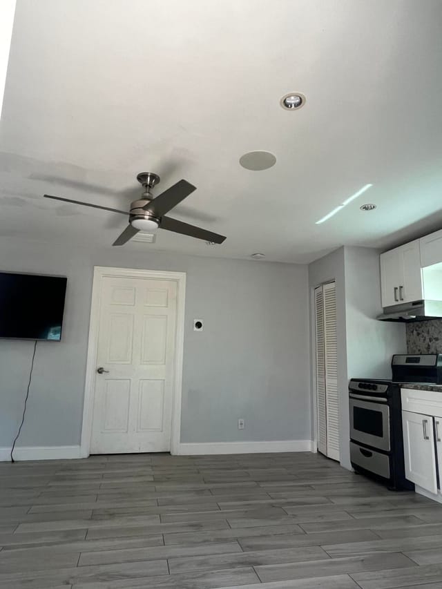 open kitchen space