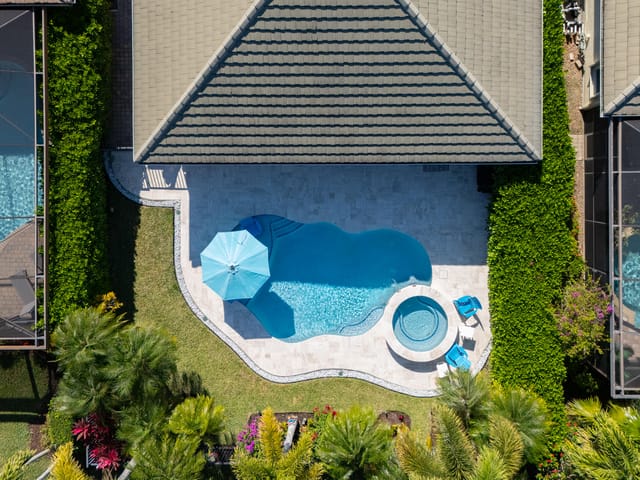 Aerial of Pool