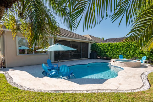 Backyard with Pool and Patio