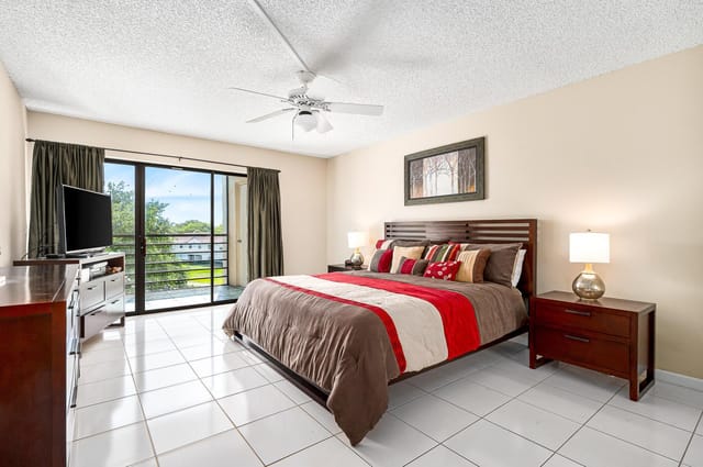 Master bedroom with furniture