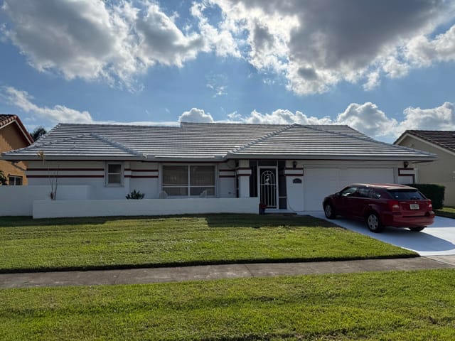 the front of the home