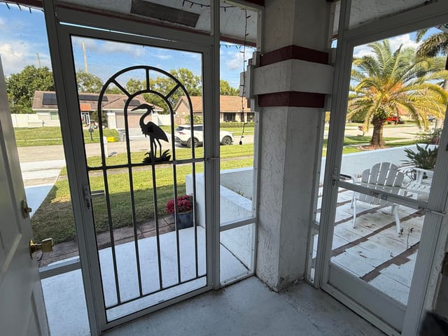 the front porch