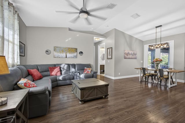 Family Room and Dining Room