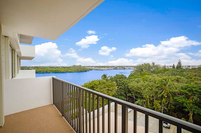 Covered balcony