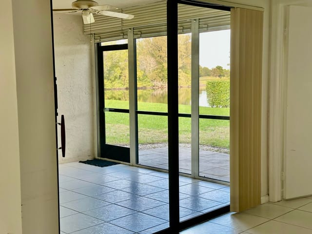 LAKE VIEW FROM LIVING AREA SLIDERS