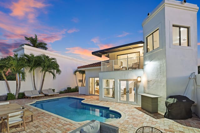 Pool Deck Evening