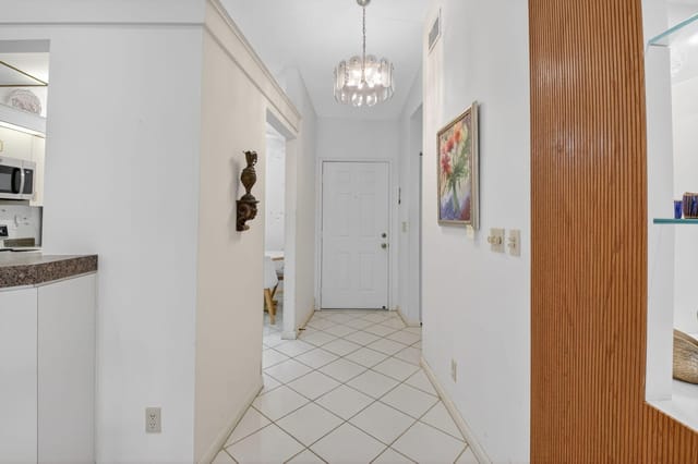 VIEW OF FRONT DOOR FROM FOYER
