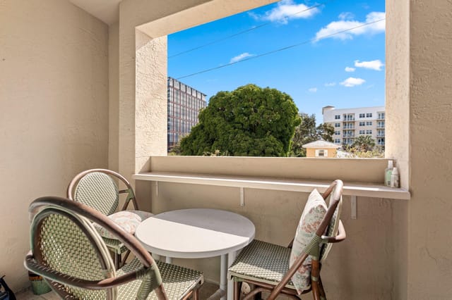 Private balcony