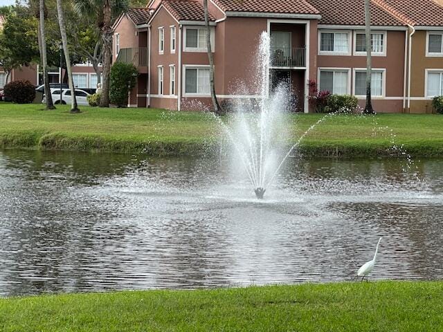Waterfront-fountain view