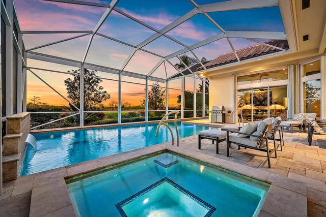Covered Patio & Screened Pool