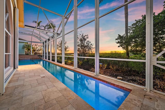 Screened Lap Pool