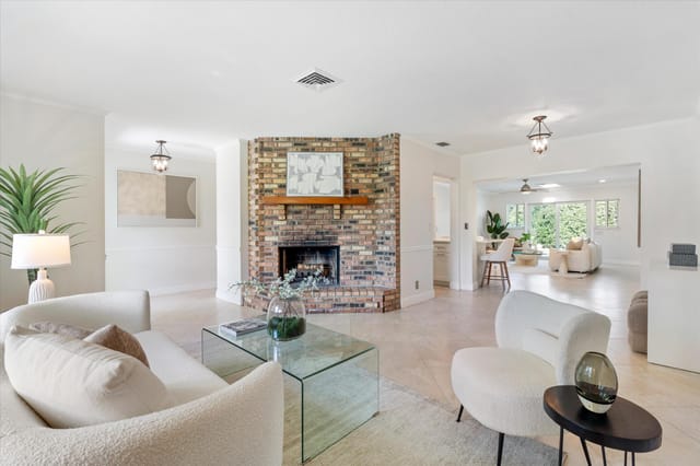 Living Room w/Fireplace