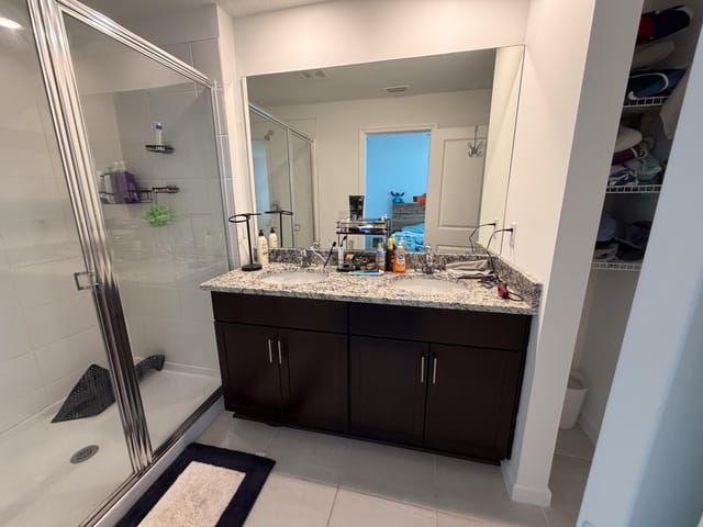 Primary Double Vanity