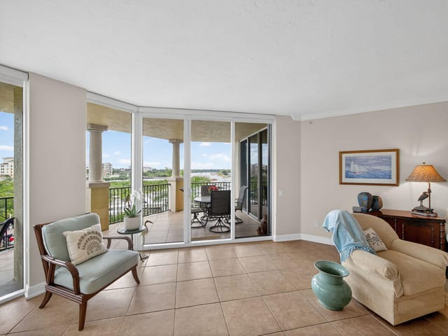 Living Room looking out to Balcony
