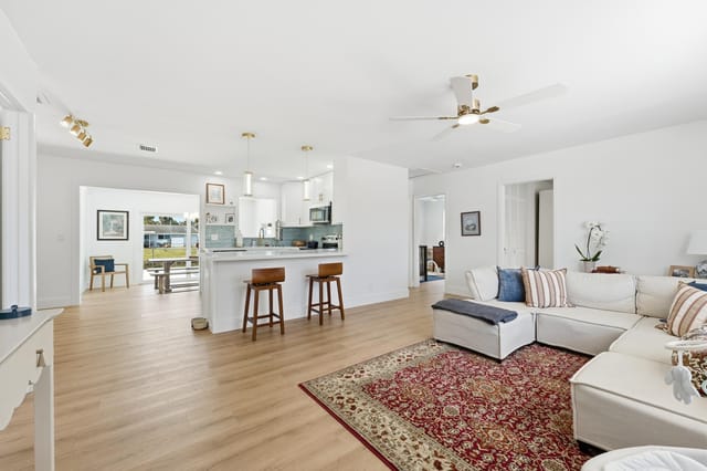 Living Room to Backyard View