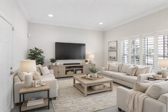 virtually staged 1st floor