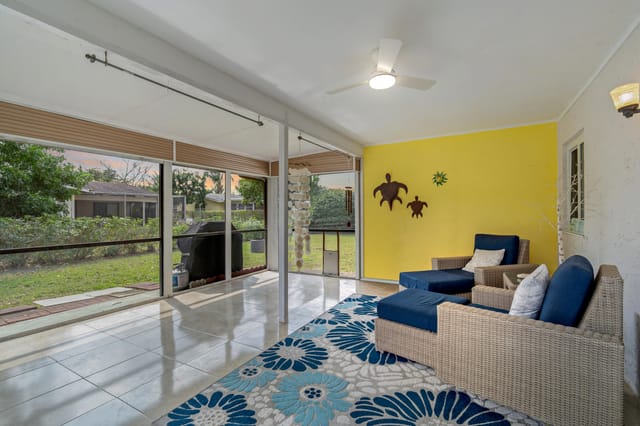 back screened in patio