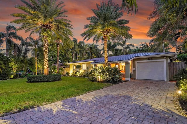 Oversized driveway