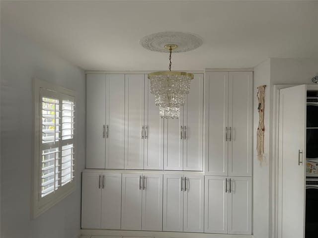 Built in cabinets