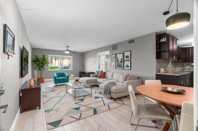 Virtual living room image