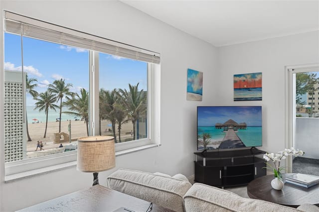 View from living room