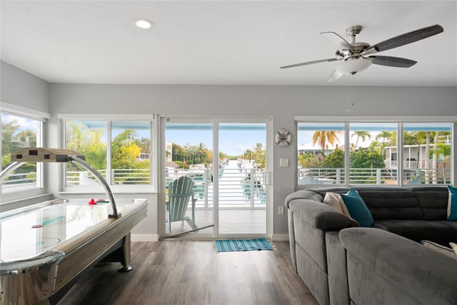 Living Room with Waterviews