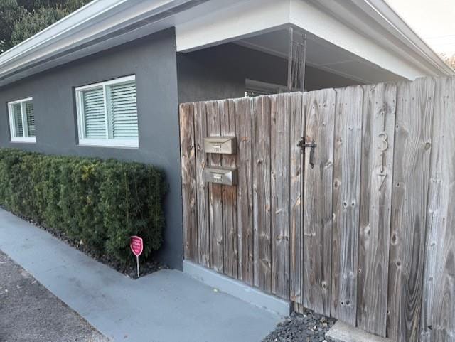 Entrance to duplex unit 1317