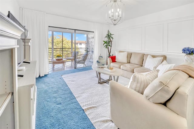 living room to balcony