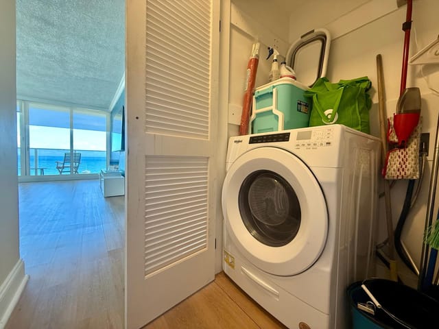Laundry with a view!