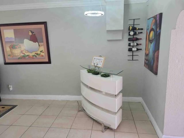 Bar area