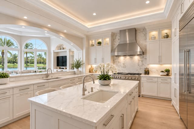 Virtual rendering Hawks landing kitchen