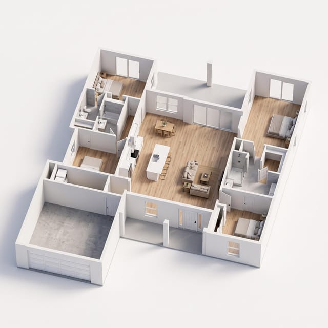 Dollhouse floor plan