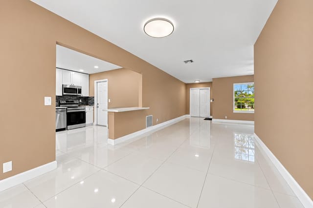 Empty Modern Open-Plan Interior