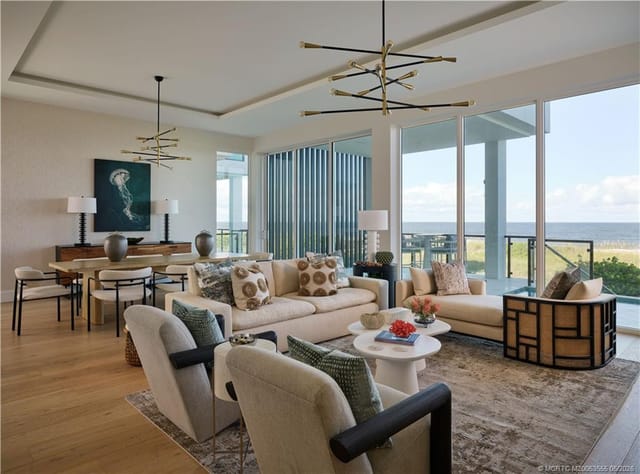 Great room and dining room